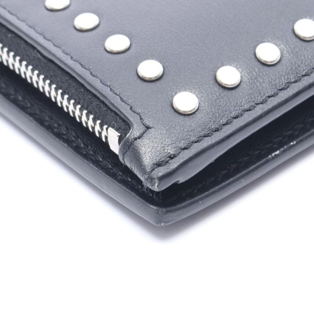 Yves Saint Laurent Leather Studded Wallet - Picture 2 of 8